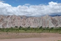 Sedimentrary rocks in the 'Quebrada de Flechas', on the road between Cafayate and Cachi, province of Salta, Argentina Sedimentrary rocks in the 'Quebrada de Flechas', on the road between Cafayate and Cachi, province of Salta, Argentina